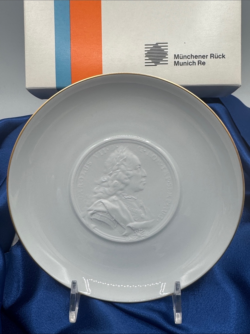Hutschenruether Portrait Plate of Charles Albert, later Charles VII, NIB. #5